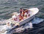 Florida Keys custom tarpon fishing boat